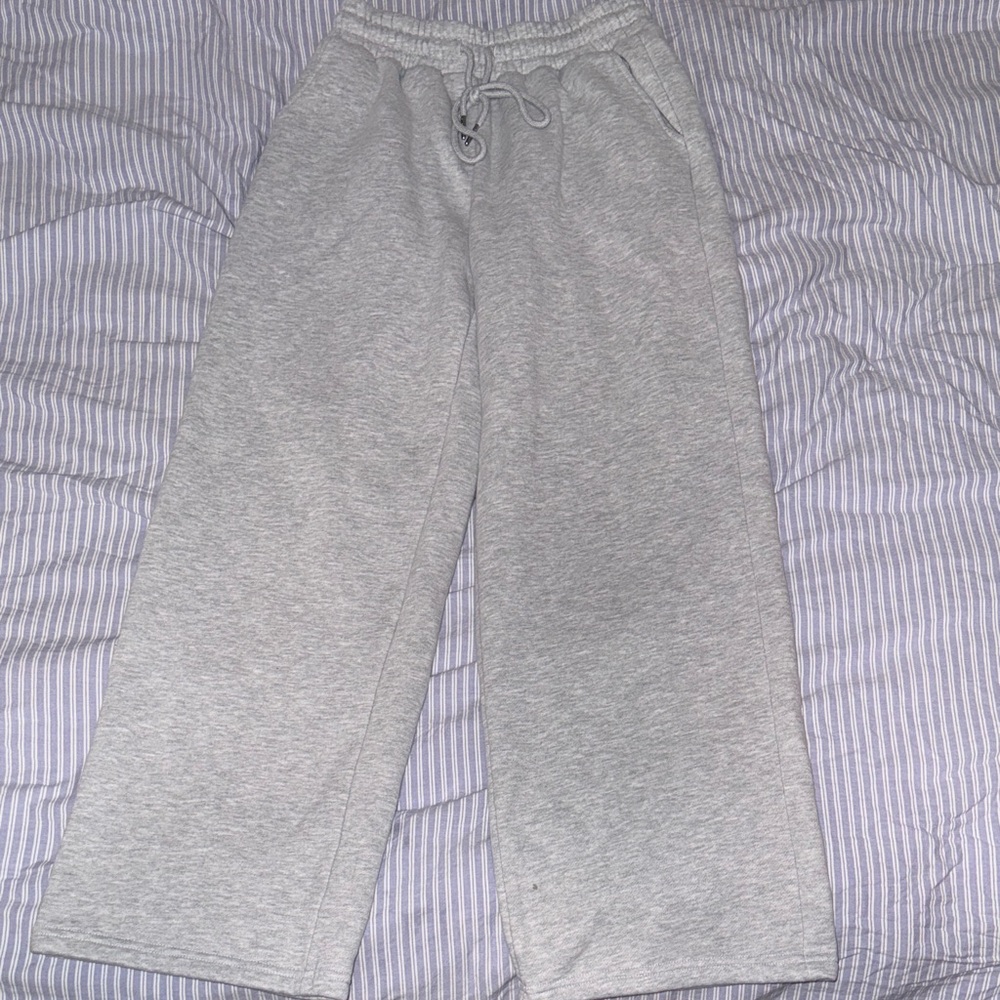 Women's Gray Wide Leg Pants